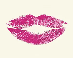 Single Objec Prints: Lipstick Mark