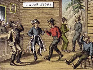 Entertainment Prints: Liquor store