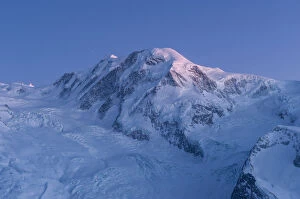 Images Dated 27th February 2012: Liskamm mountain at sunset