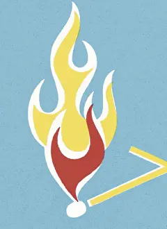 Mascot Prints: Lit Match