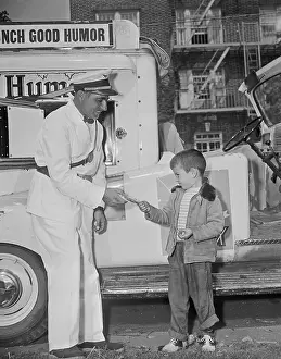 Jamaica Prints: Little Boy Buying Ice Cream