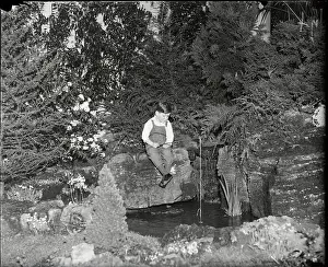 Landforms Prints: Little Boy Fishing