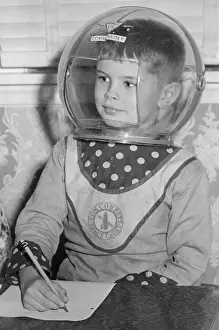 Retrofuturism Prints: Little Boy in a Space Suit