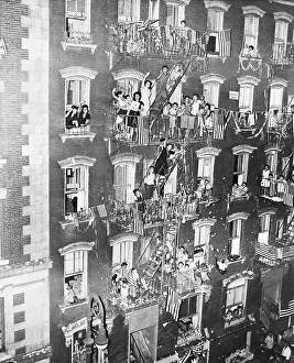 Little Italy Celebrating, The War'S End