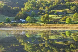 Images Dated 2nd October 2017: Little Langdale tarn autumn reflections, Lake District, UK