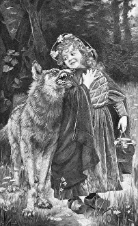 Lunchbox Prints: Little Red Riding Hood and Wolf
