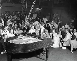 Prints of CIRCA 1955: Musician Little Richard performs onstage in circa 1955. (Photo by Michael Ochs Archives/Getty Images) The Architect of Rock: Little Richard Performing