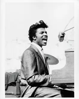 Prints of CIRCA 1956: Musician Little Richard performs onstage in circa 1956. (Photo by Michael Ochs Archives/Getty Images) The Architect of Rock: Little Richard Performing