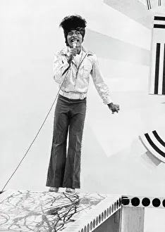 Prints of CIRCA 1971: Musician Little Richard performs on a TV show in circa 1971. (Photo by Michael Ochs Archives/Getty Images) The Architect of Rock: Little Richard Performing