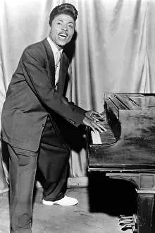 Prints of CIRCA 1956: Musician Little Richard performing onstage in circa 1956. (Photo by Michael Ochs Archives/Getty Images) The Architect of Rock: Little Richard At The Piano
