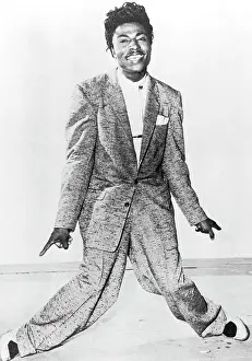 Prints of LOS ANGELES - 1956: Musician Little Richard poses for a portrait in 1956 in Los Angeles, California. (Photo by Michael Ochs Archives/Getty Images) The Architect of Rock: Little Richard Portrait