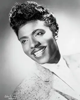 Prints of HOLLYWOOD - 1956: Musician Little Richard poses for a portrait in circa 1956 in Hollywood, California. (Photo by Michael Ochs Archives/Getty Images) The Architect of Rock: Little Richard Portrait