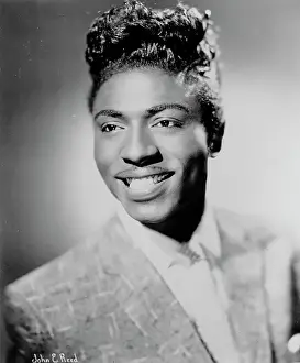 Prints of HOLLYWOOD - CIRCA 1956: Musician Little Richard poses for a portrait in circa 1956 in Hollywood, California. (Photo by Michael Ochs Archives/Getty Images) The Architect of Rock: Little Richard Portrait