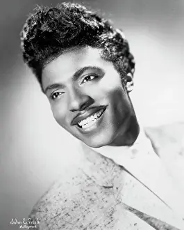 Prints of HOLLYWOOD - 1956: Musician Little Richard poses for a portrait in circa 1956 in Hollywood, California. (Photo by Michael Ochs Archives/Getty Images) The Architect of Rock: Little Richard Portrait