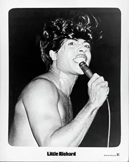 Prints of CIRCA 1971: Musician Little Richard performing onstage in circa 1971. (Photo by Michael Ochs Archives/Getty Images) The Architect of Rock: Little Richard On Reprise Records