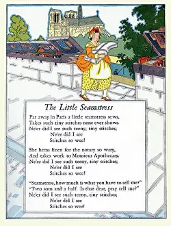 Vendors Prints: The Little Seamstress
