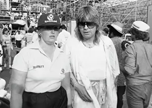 Live Aid USA - Backstage