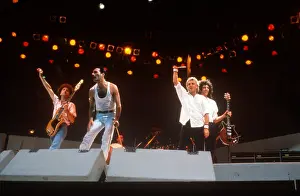 Iconic Concert Prints: Celebrate the Unforgettable Music Event That United the World: Live Aid At Wembley Stadium