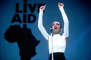 Iconic Concert Prints: Celebrate the Unforgettable Music Event That United the World: Live Aid At Wembley Stadium