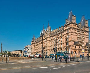 Images Dated 11th June 2015: Liverpool, cityscape in Lime street