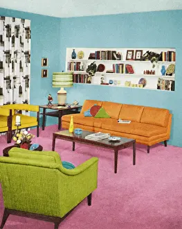 Bookshelf Prints: Living Room