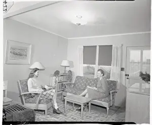 Silver Spring Prints: Living Room in Government Housing