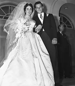 Liz Taylor and Conrad Hilton Jr
