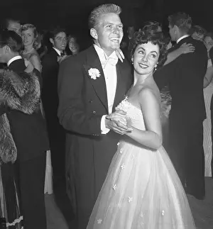 Prom Prints: Liz Taylor Dancing at UCLA Prom