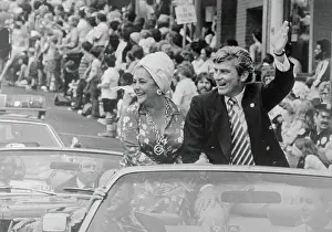 Liz Taylor with Husband John Warner