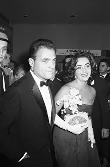 Liz Taylor, Mike Todd At Movie Premiere