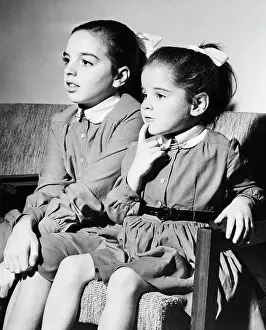 Liza Minnelli and Lorna Luft Watching Wizard of Oz