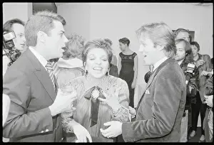 Liza Minnelli with Rex Reed and Richard Thomas