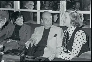 Liza and Vincente Minnelli Conversing with Ingrid Bergman