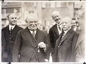 Genoa Prints: Lloyd George with Genoa Conference Group Outside