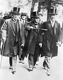 Lloyd George, Georges Clemenceau, and Woodrow Wilson