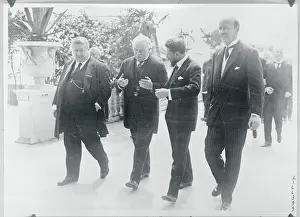 Lloyd George Speaking with a Colleague