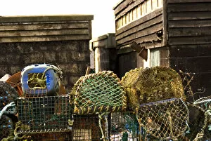 Hastings, East Sussex Gallery: Lobster pots and old shacks