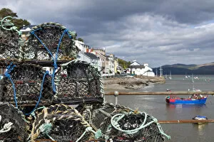Lobster and shrimping pots taken at Aberdovey