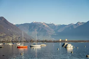 Images Dated 10th December 2016: Locarno and Lake Maggiore, Switzerland