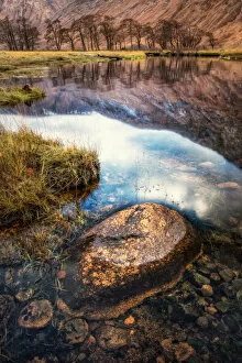 Images Dated 4th December 2016: Loch Etive Rock Reflection #1