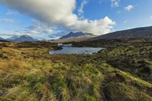 Isle Of Skye Gallery: Loch nan Eilean near Sligachan with view of Bruach na Frthe and Sgurr nan Gillean Mountain Peaks