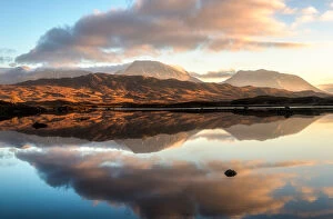 Cloudscape Gallery: Lochan na h-Achlaise Reflections Panoramic #2 crop