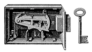 Images Dated 2nd February 2016: lock and key