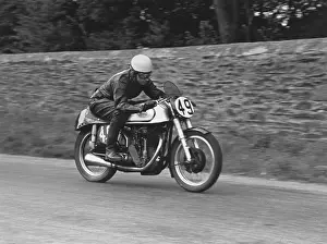 Isle Of Man Prints: Lockett On Norton