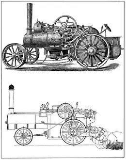 Log Cabin Prints: Locomotive