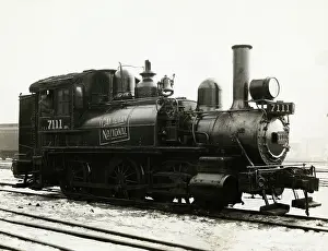 Tracks Prints: Locomotive on Tracks/Engineer