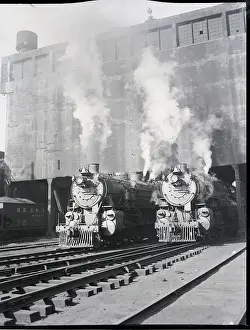 Loud Prints: Locomotives Taking on Coal in Coal Docks in Philadelphia