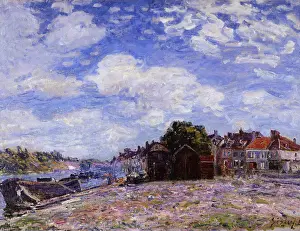 Poetry Prints: The Loing at Saint-Mammès. Artist: Sisley, Alfred (1839-1899)