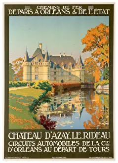 Gado Posters Prints: Loire Valley Chateau Poster