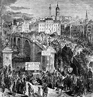 1831 Prints: London Bridge 1870